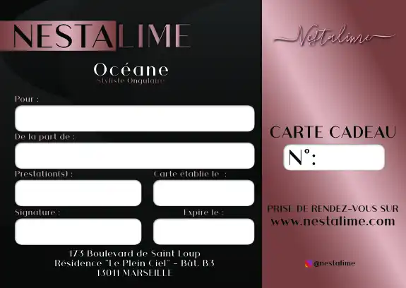 Carte cadeau NESTALIME